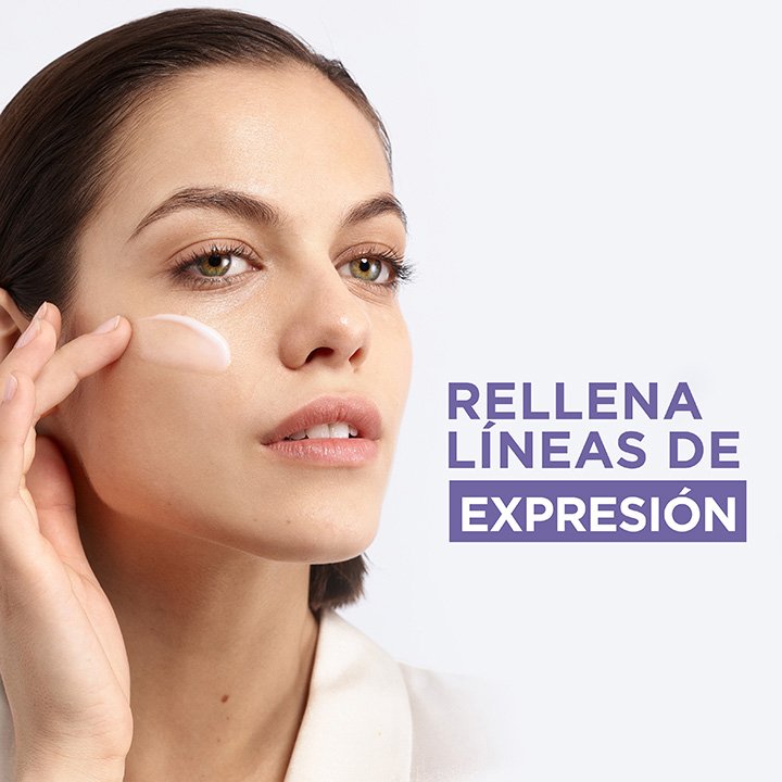 Crema de noche ácido hialurónico reduce líneas de expresión